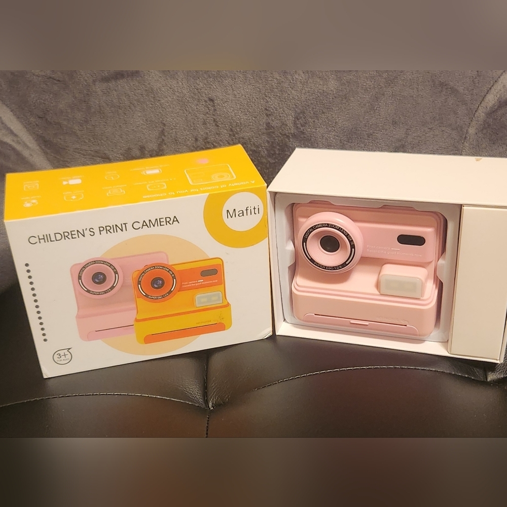 Mafiti Pink Children's Print Camera